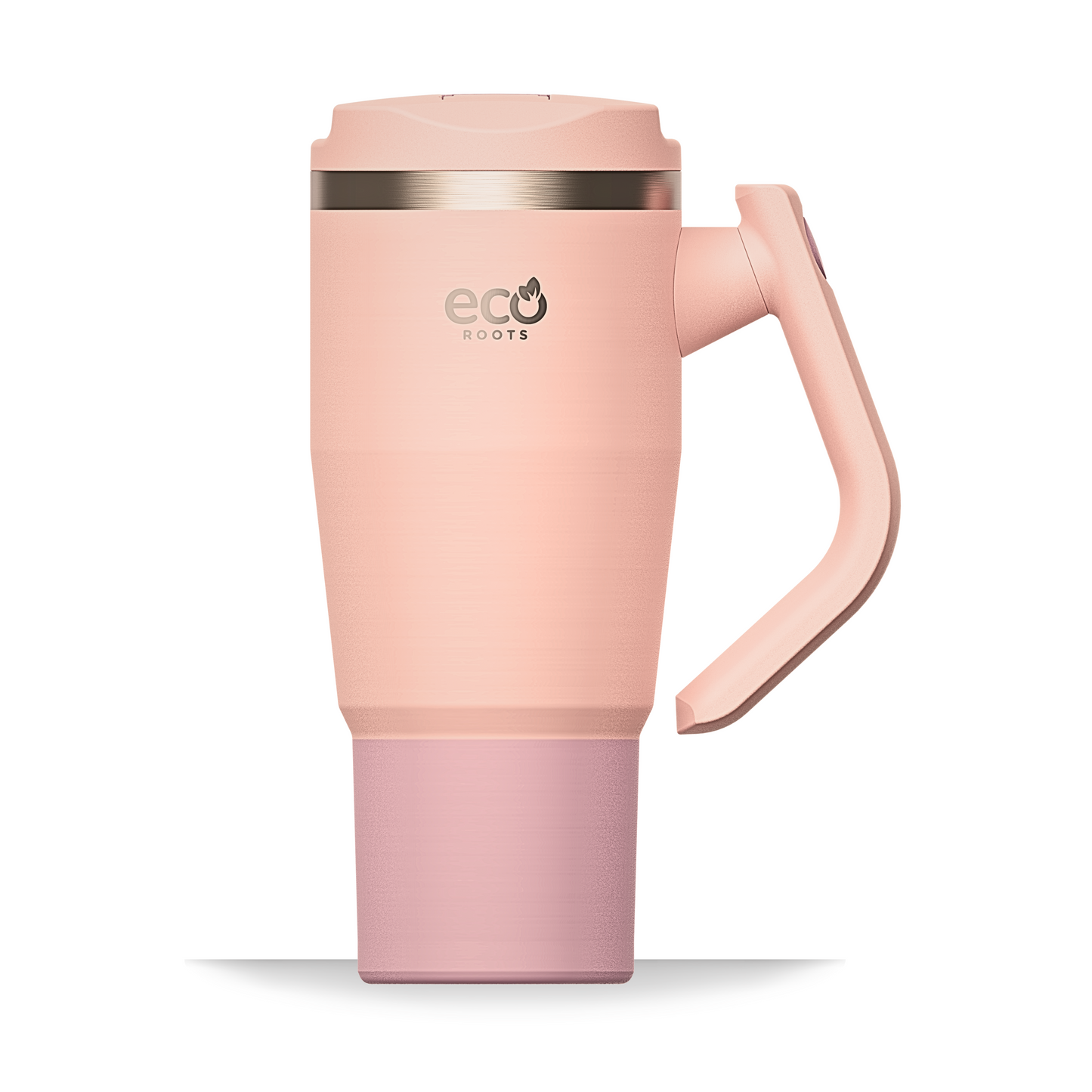 ECOROOTS I Rocket Active I Botella Térmica I Termo I Asa móvil I Rosa Blush I 940 ml