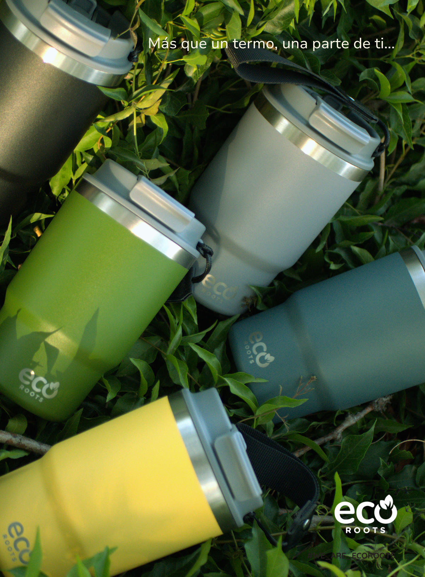 ECOROOTS I Thunder Outdoor I Termo I Vaso térmico I Gris Cool I 470 ml 🛒 (PRÓXIMAMENTE)