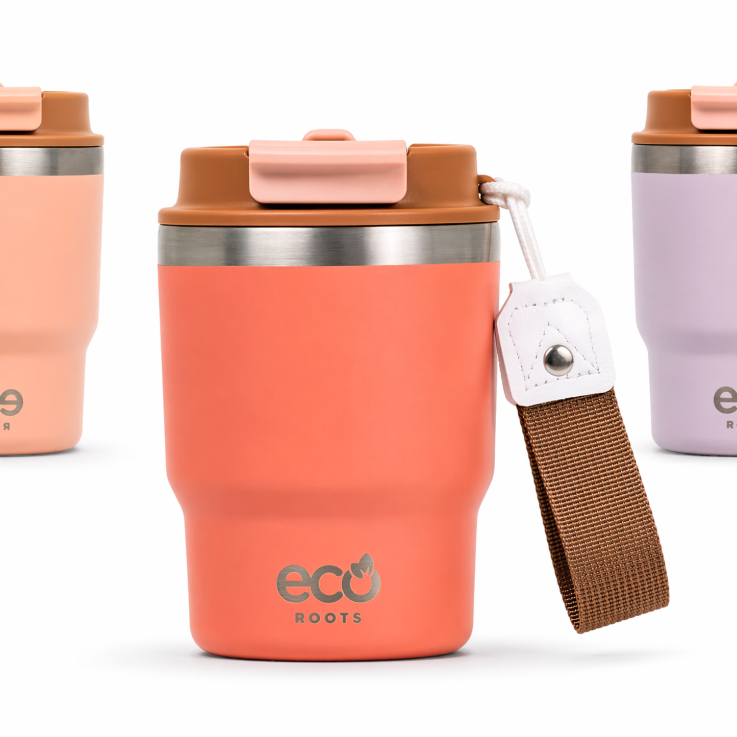 ECOROOTS Evergreen I Termo y vaso térmico 360 ml (Coral Tropic)