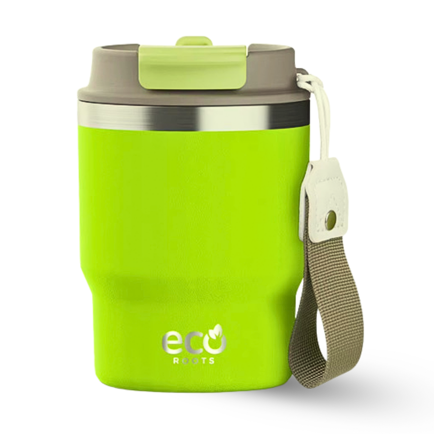 ECOROOTS Evergreen I Termo 360 º I Vaso térmico (Verde Neon)