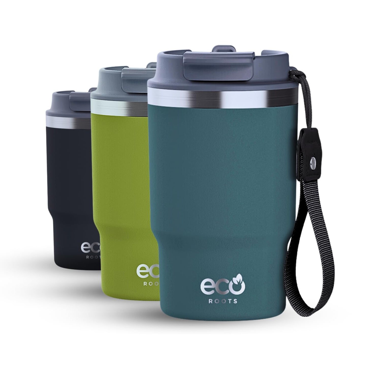 ECOROOTS I Thunder Outdoor ecoroots I Termo I Vaso térmico I Azul Midnight I 470 ml 🛒 (PRÓXIMAMENTE)