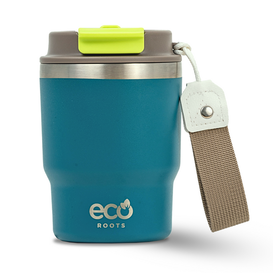 ECOROOTS Evergreen I Termo 360 º I Vaso térmico (Azul Bondi)