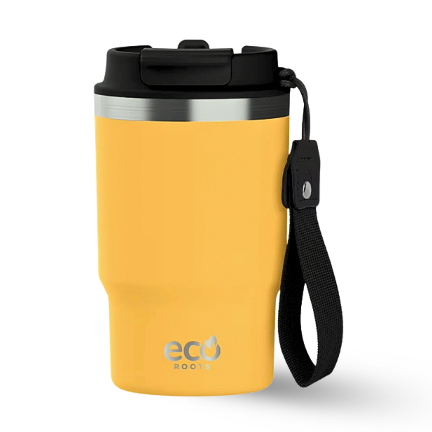ECOROOTS Thunder I Termo 470 ml I Vaso térmico (Amarilla Piña)