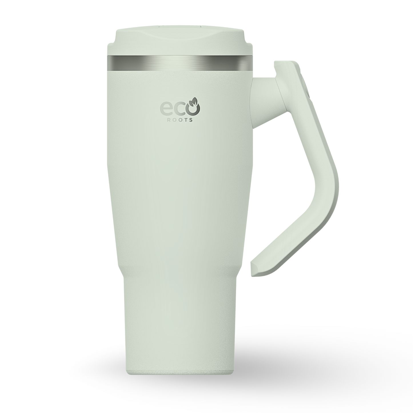 ECOROOTS Rocket I Botella Térmica I Termo 940 ml I Asa Giratoria 180º (Blanco Snow)