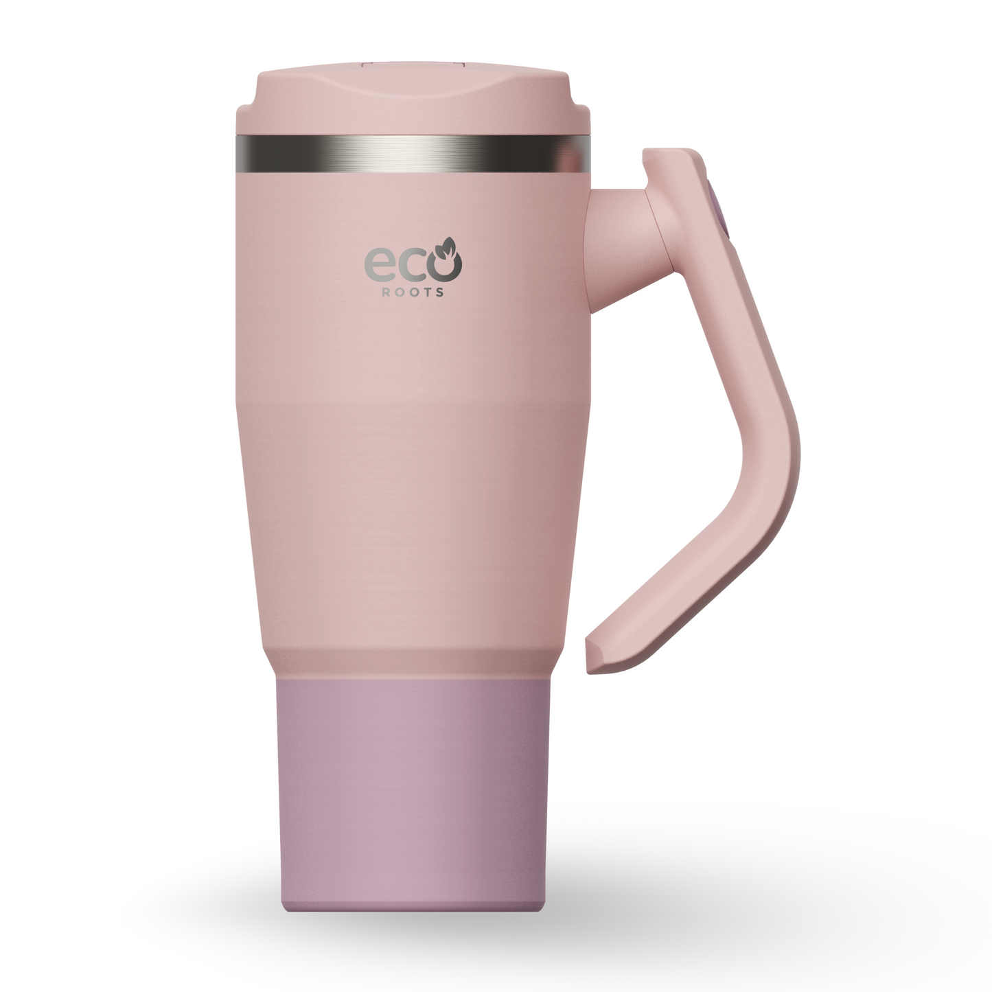 ECOROOTS Rocket I Botella Térmica I Termo 940 ml I Asa móvil (Rosa Blush)