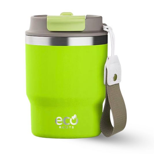 ECOROOTS Evergreen I Termo 360 º I Vaso térmico (Verde Neon)