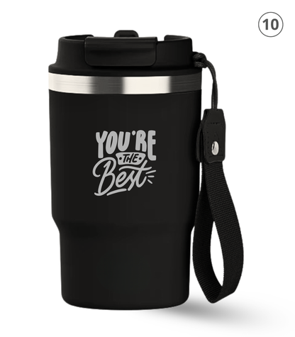 Frases 470 ml | Termos personalizados | Thunder ECOROOTS