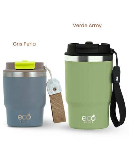 PACK COMBI (360 ml + 470 ml) Personalizado | Termo y Botella Térmica ECOROOTS