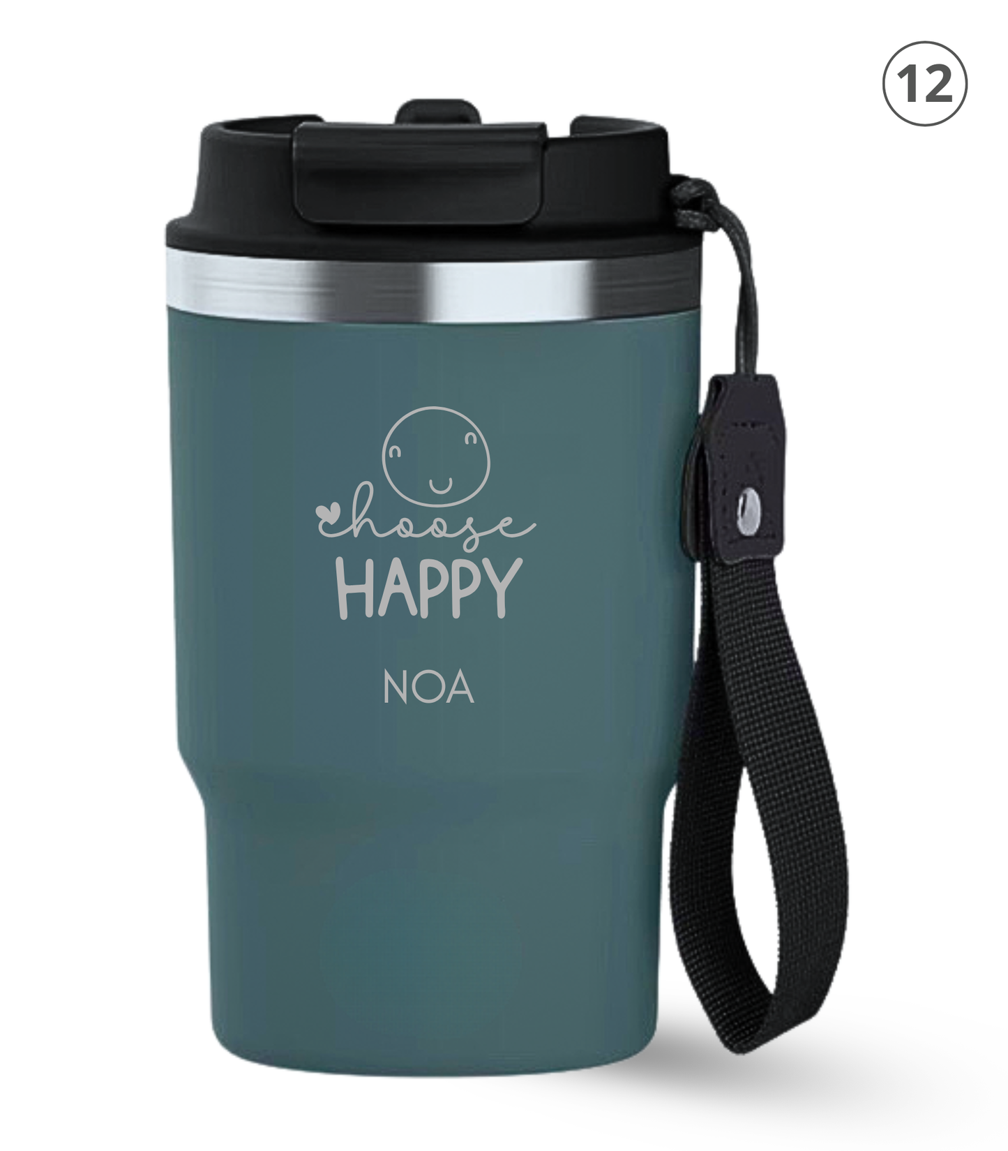 Frases 470 ml | Termos personalizados | Thunder ECOROOTS