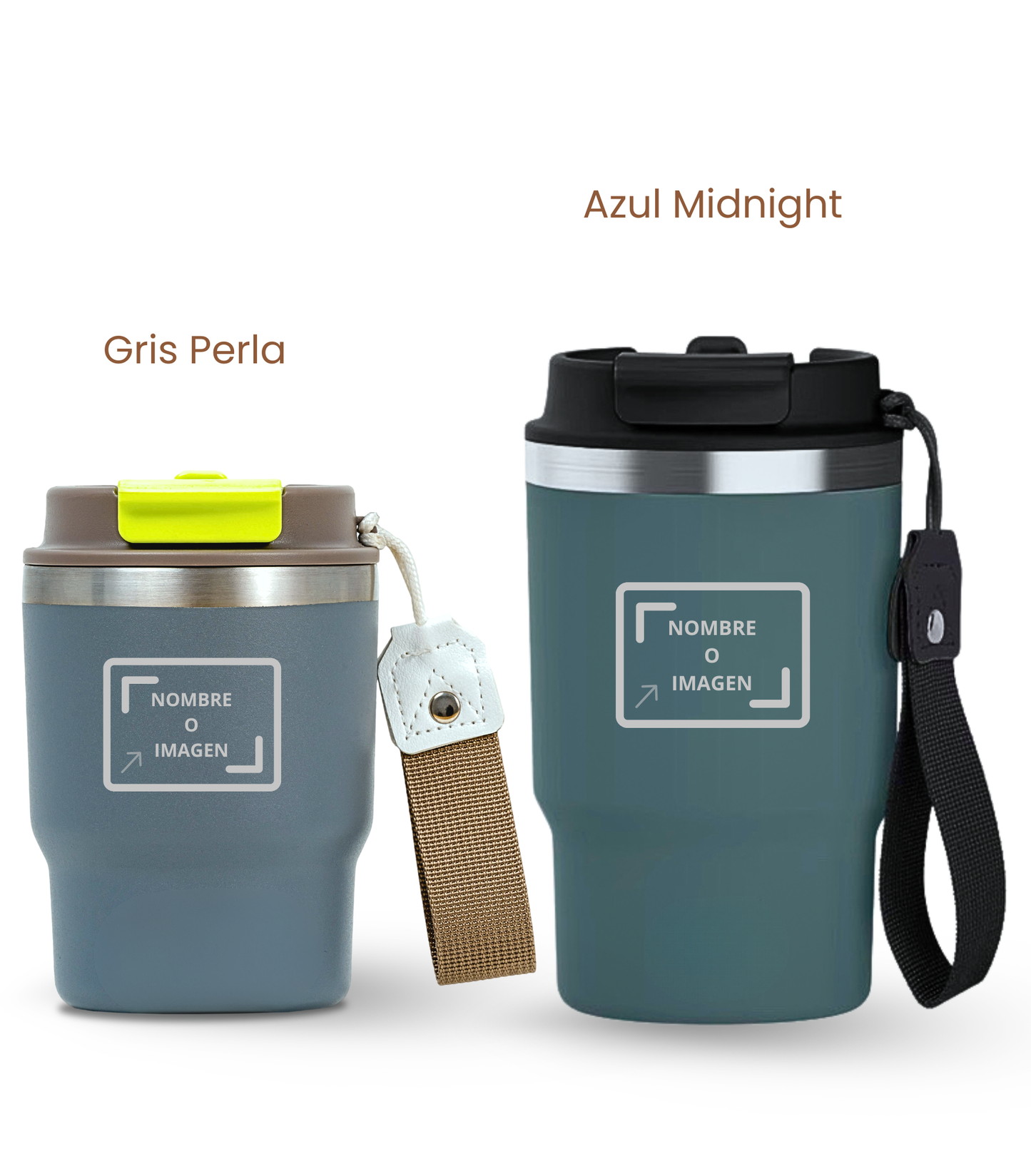 PACK COMBI (360 ml + 470 ml) Personalizado | Termo y Botella Térmica ECOROOTS