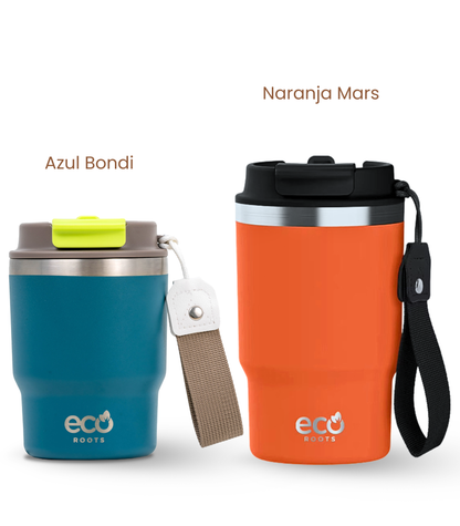 PACK COMBI (360 ml + 470 ml) Personalizado | Termo y Botella Térmica ECOROOTS