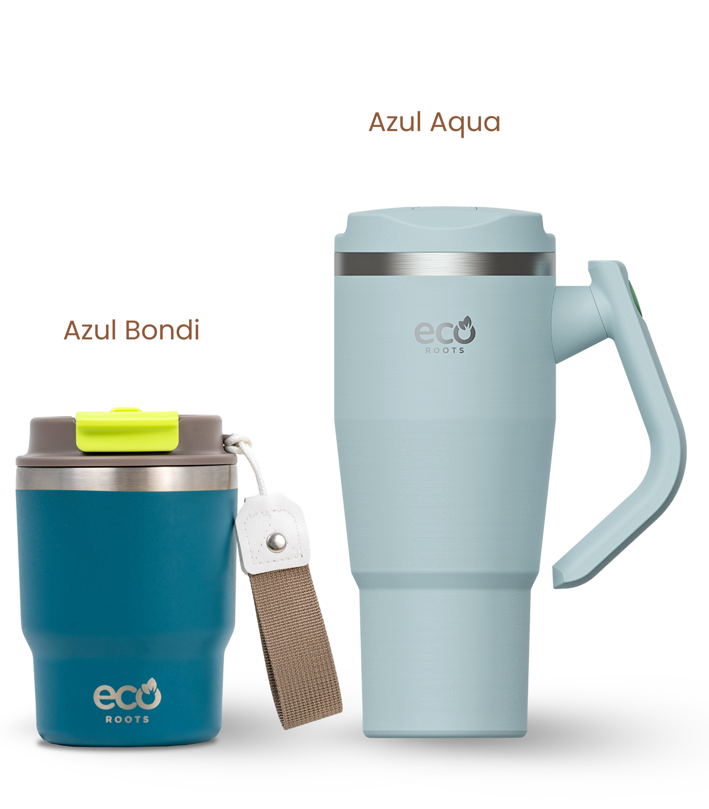 PACK COMBI (360 ml + 940 ml) Personalizado | Termo y Botella Térmica ECOROOTS
