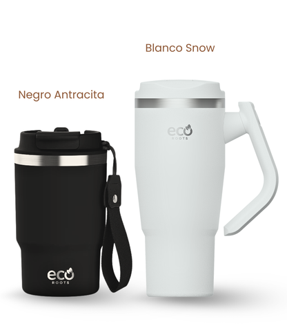 PACK COMBI (470 ml + 940 ml) Personalizado | Termo y Botella Térmica ECOROOTS