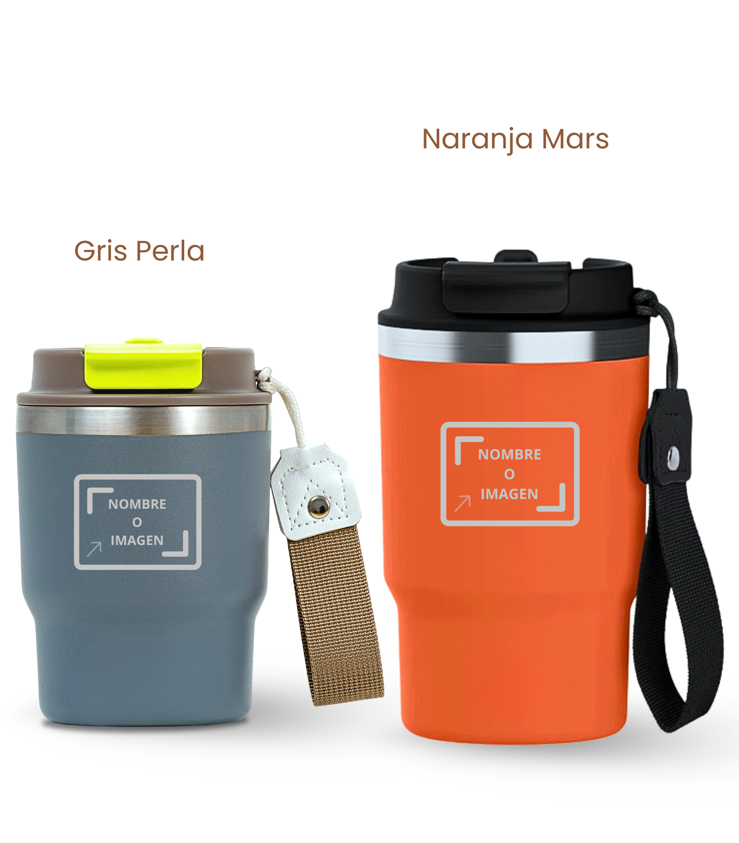 PACK COMBI (360 ml + 470 ml) Personalizado | Termo y Botella Térmica ECOROOTS