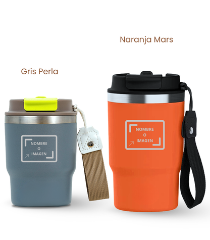 PACK COMBI (360 ml + 470 ml) Personalizado | Termo y Botella Térmica ECOROOTS