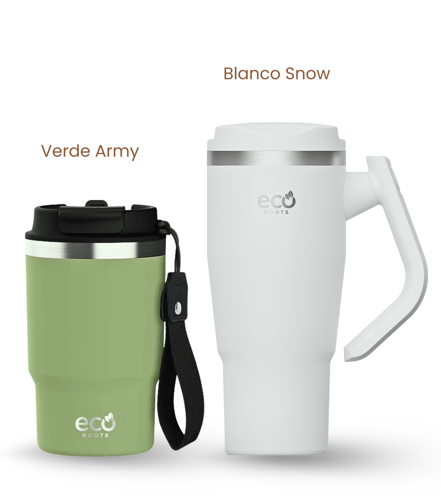 PACK COMBI (470 ml + 940 ml) Personalizado | Termo y Botella Térmica ECOROOTS