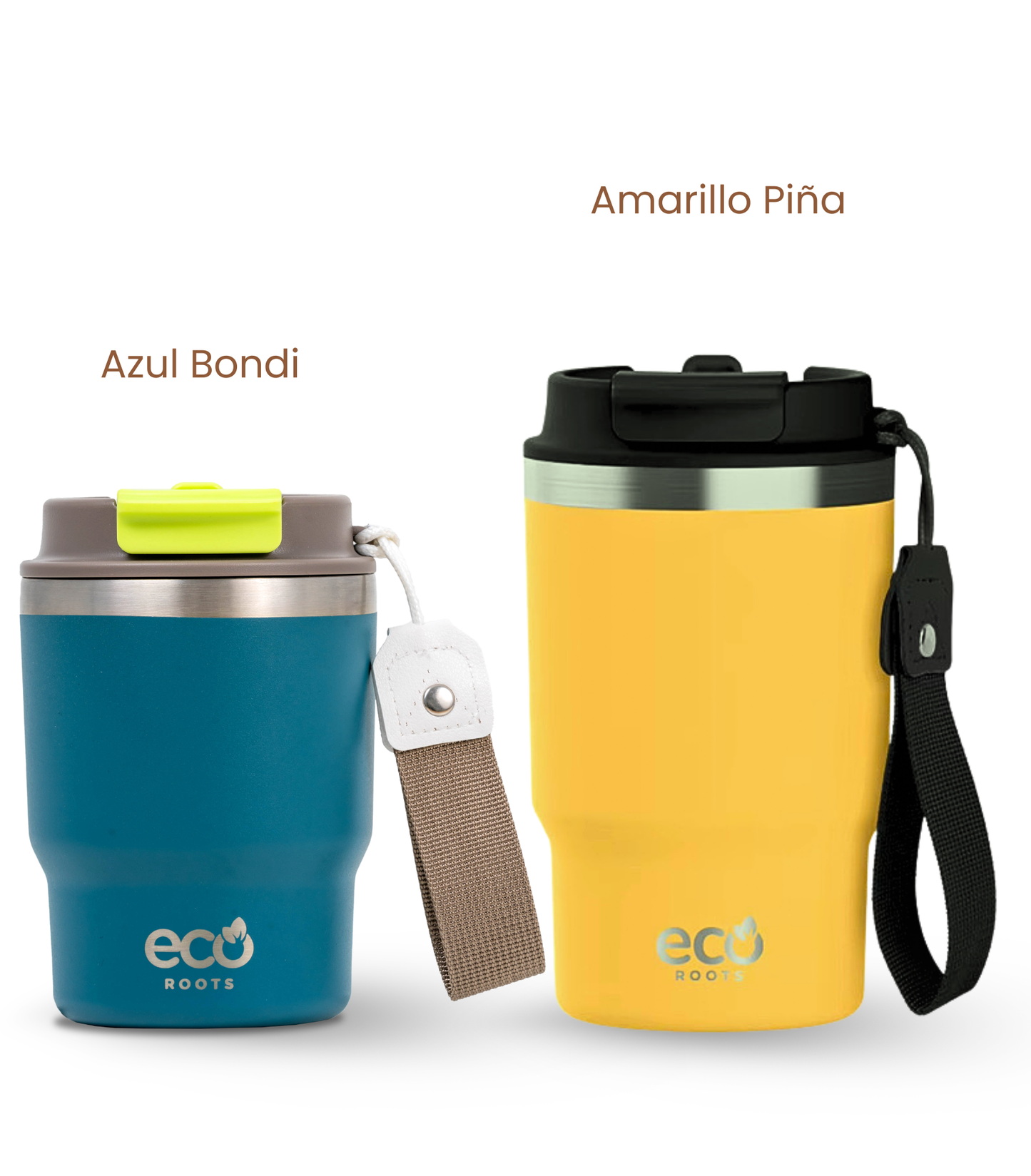 PACK COMBI (360 ml + 470 ml) Personalizado | Termo y Botella Térmica ECOROOTS