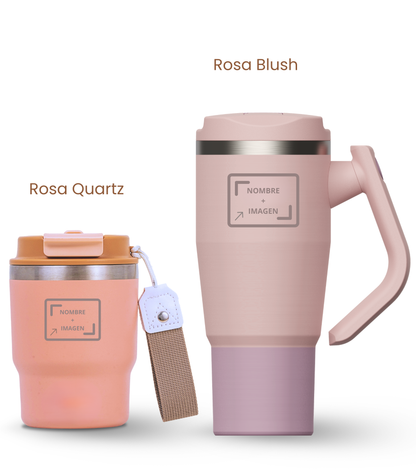 PACK COMBI (360 ml + 940 ml) Personalizado | Termo y Botella Térmica ECOROOTS