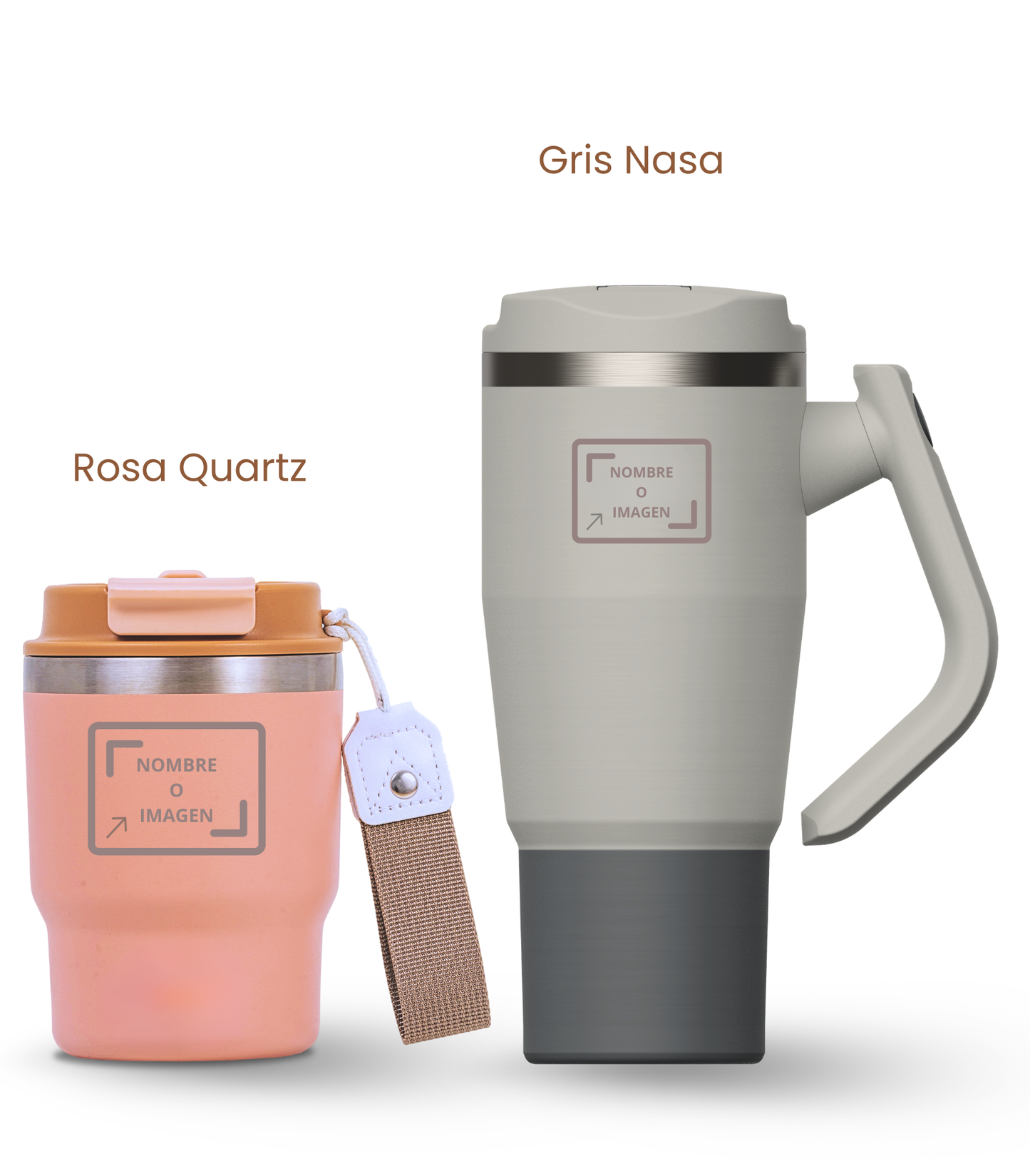 PACK COMBI (360 ml + 940 ml) Personalizado | Termo y Botella Térmica ECOROOTS