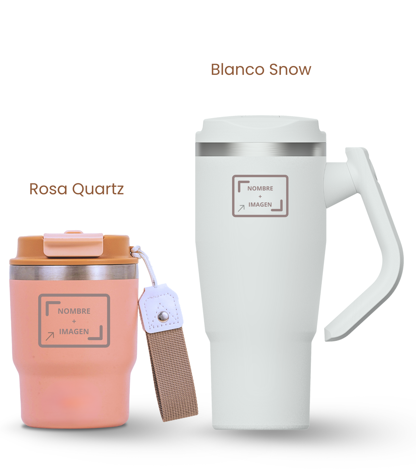 PACK COMBI (360 ml + 940 ml) Personalizado | Termo y Botella Térmica ECOROOTS