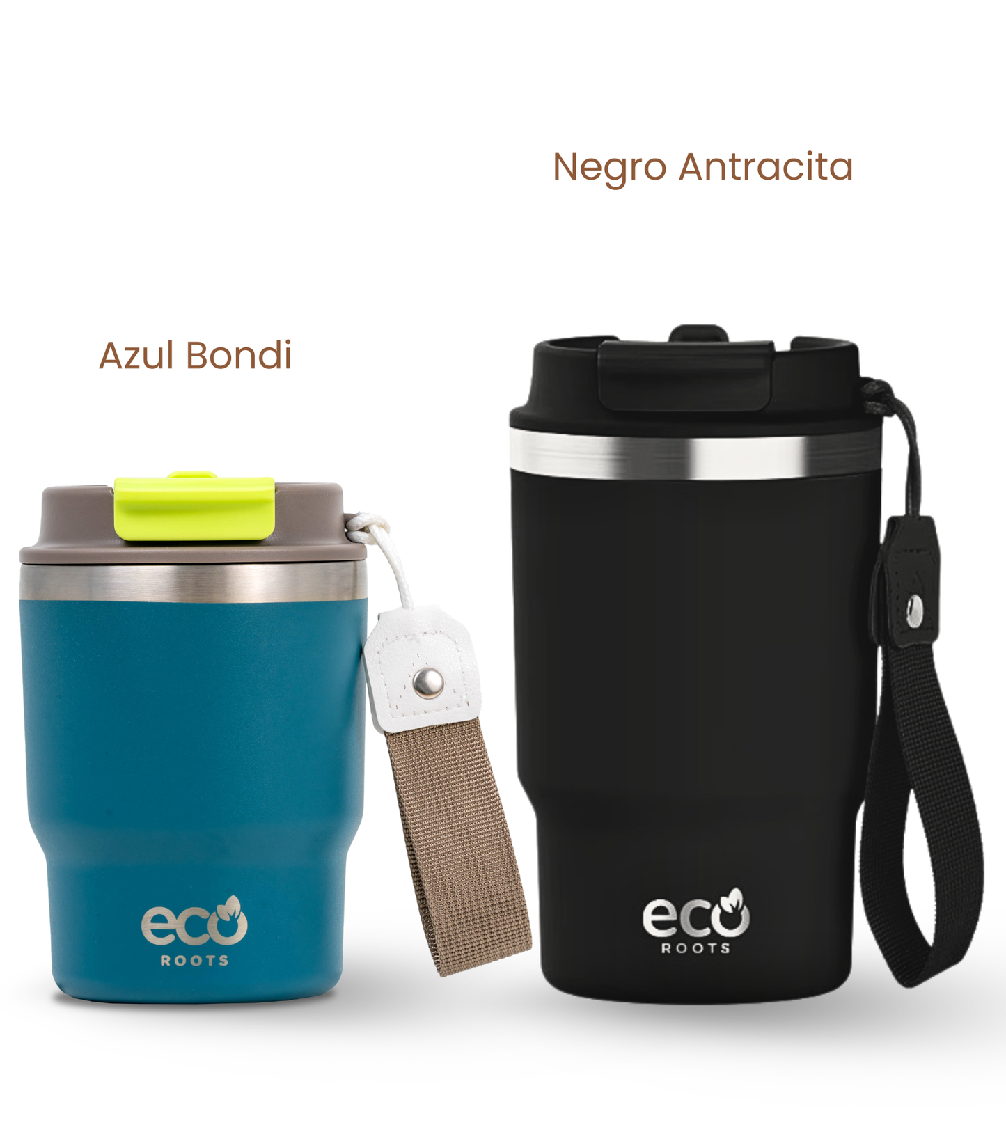 PACK COMBI (360 ml + 470 ml) Personalizado | Termo y Botella Térmica ECOROOTS