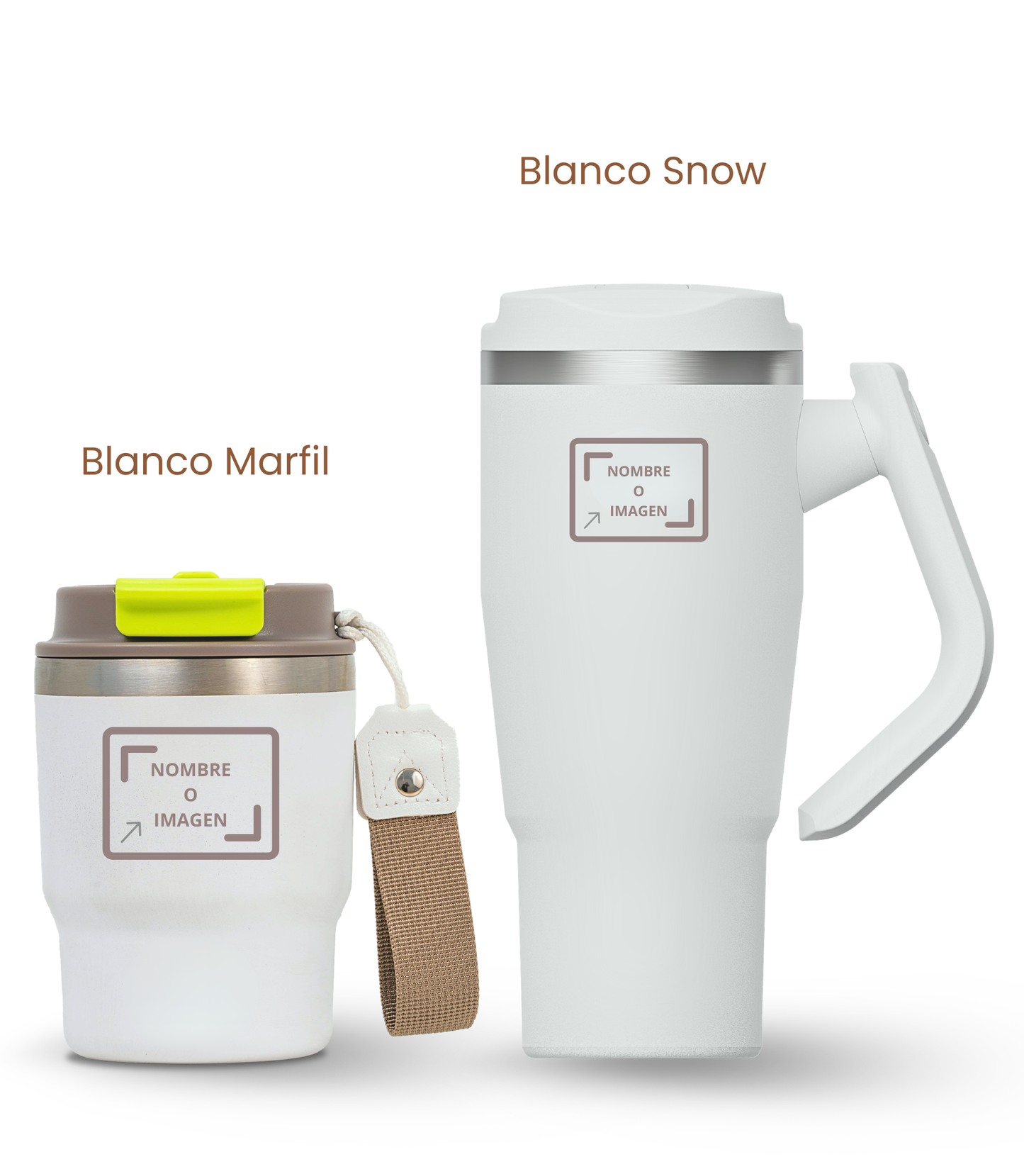 PACK COMBI (360 ml + 940 ml) Personalizado | Termo y Botella Térmica ECOROOTS