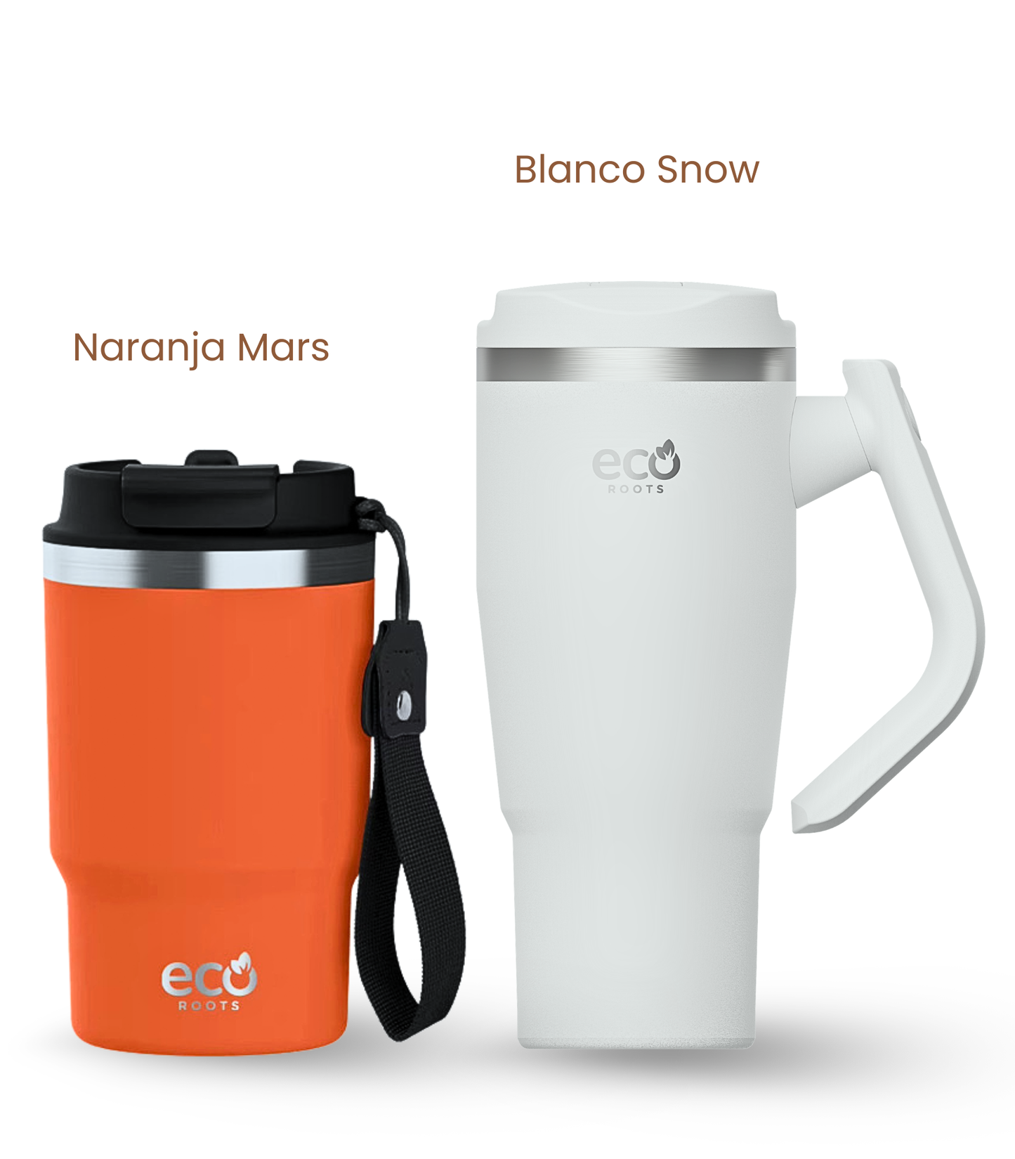 PACK COMBI (470 ml + 940 ml) Personalizado | Termo y Botella Térmica ECOROOTS