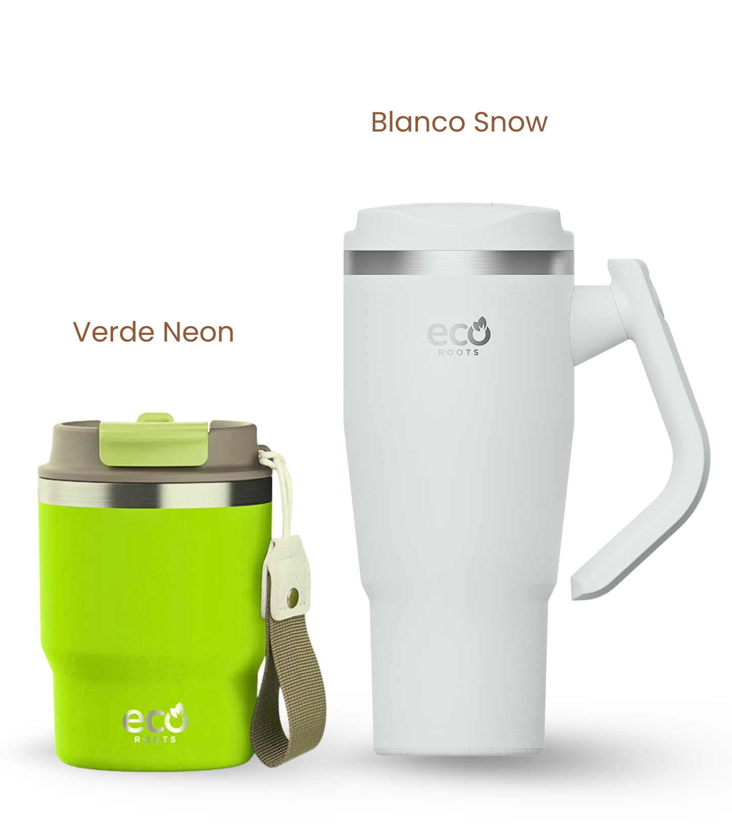 PACK COMBI (360 ml + 940 ml) Personalizado | Termo y Botella Térmica ECOROOTS