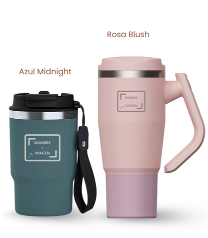 PACK COMBI (470 ml + 940 ml) Personalizado | Termo y Botella Térmica ECOROOTS