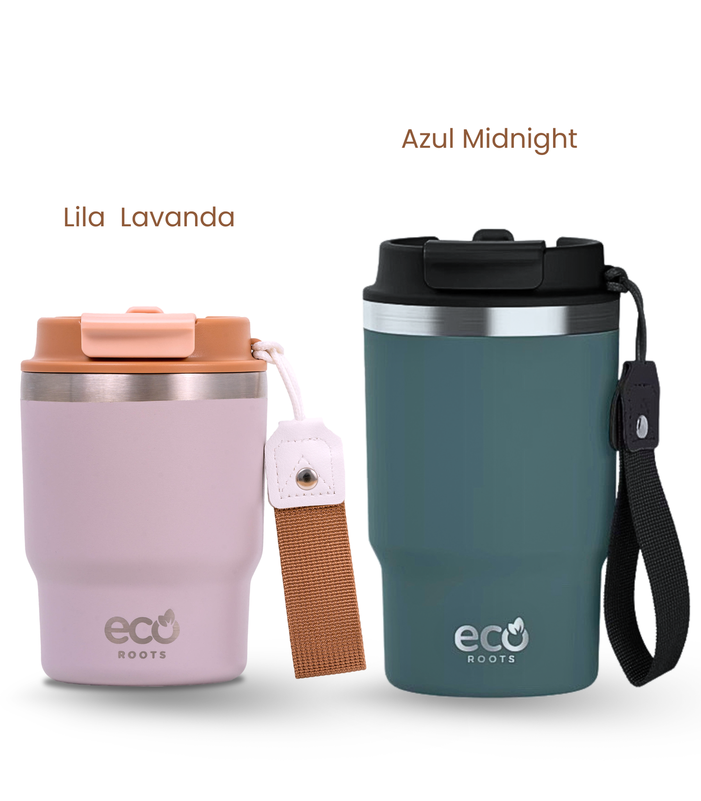 PACK COMBI (360 ml + 470 ml) Personalizado | Termo y Botella Térmica ECOROOTS