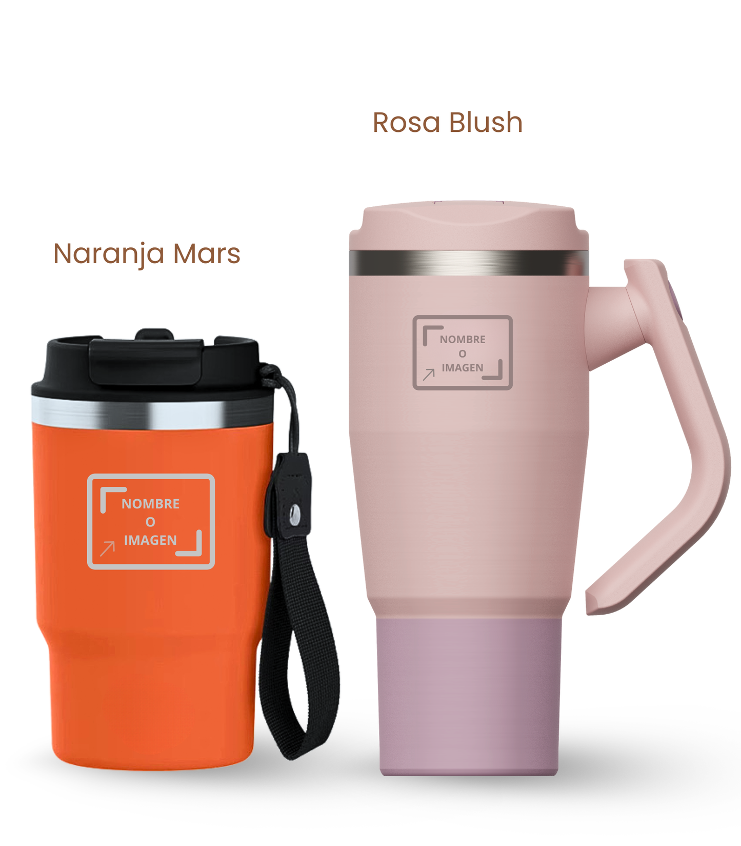 PACK COMBI (470 ml + 940 ml) Personalizado | Termo y Botella Térmica ECOROOTS