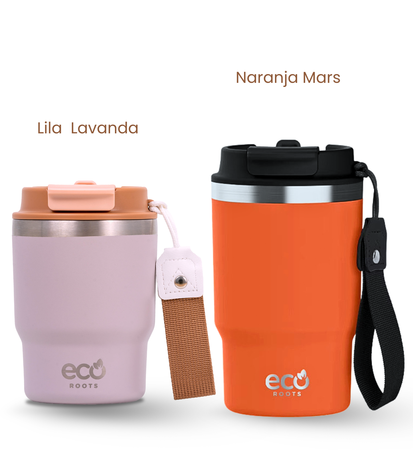 PACK COMBI (360 ml + 470 ml) Personalizado | Termo y Botella Térmica ECOROOTS