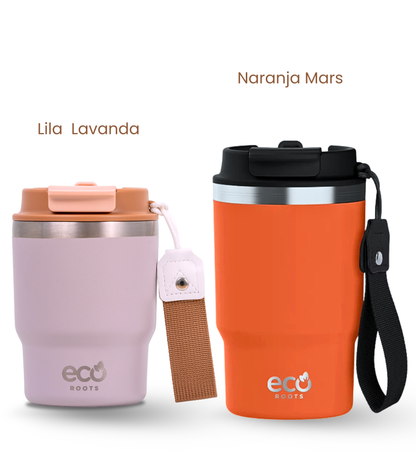 PACK COMBI (360 ml + 470 ml) Personalizado | Termo y Botella Térmica ECOROOTS