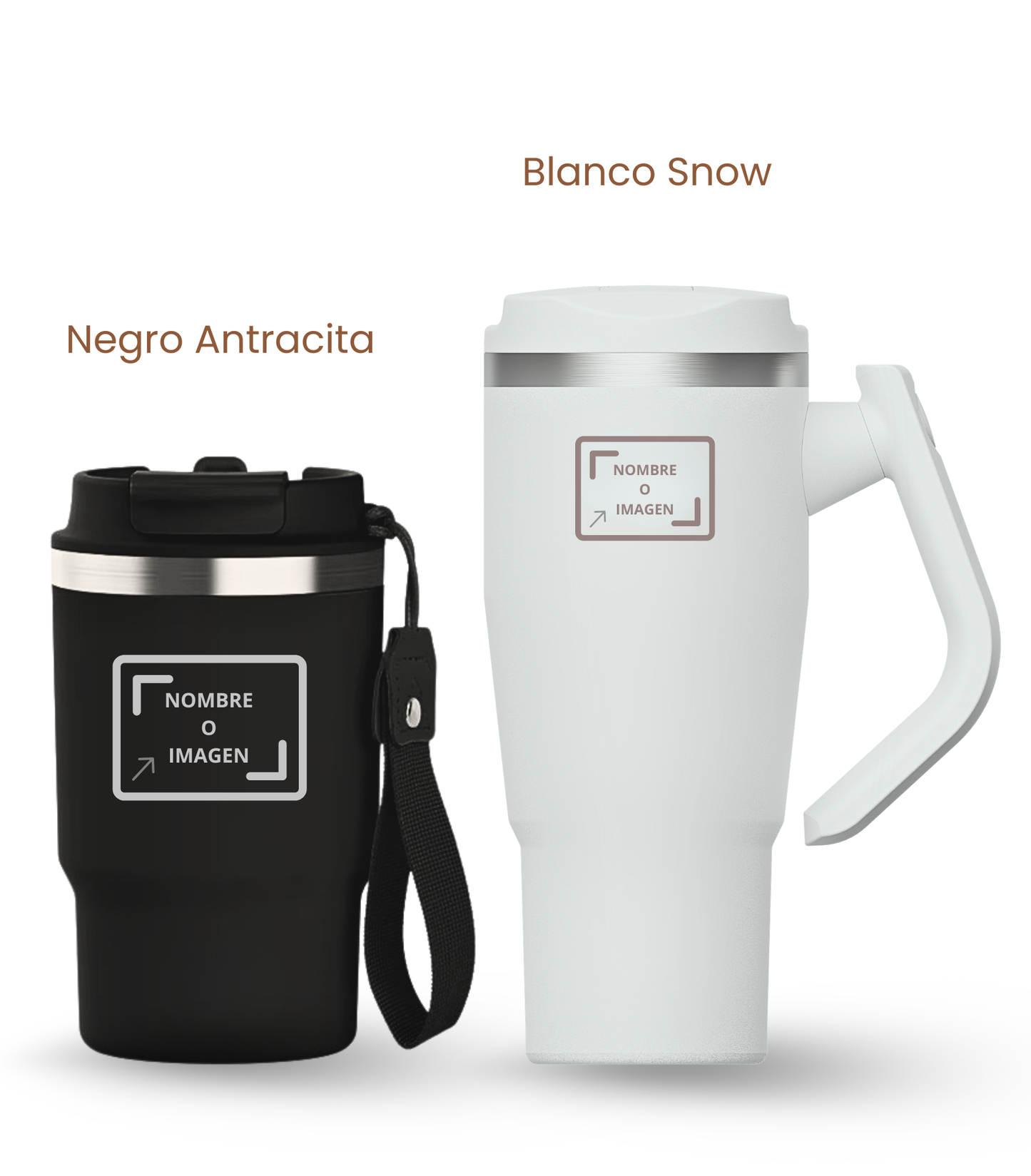 PACK COMBI (470 ml + 940 ml) Personalizado | Termo y Botella Térmica ECOROOTS