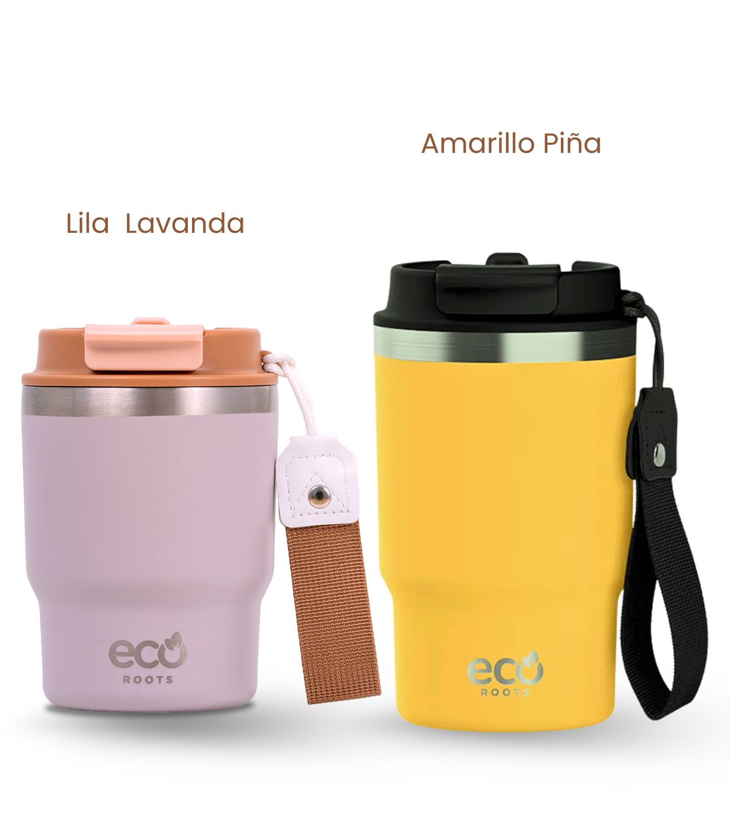 PACK COMBI (360 ml + 470 ml) Personalizado | Termo y Botella Térmica ECOROOTS