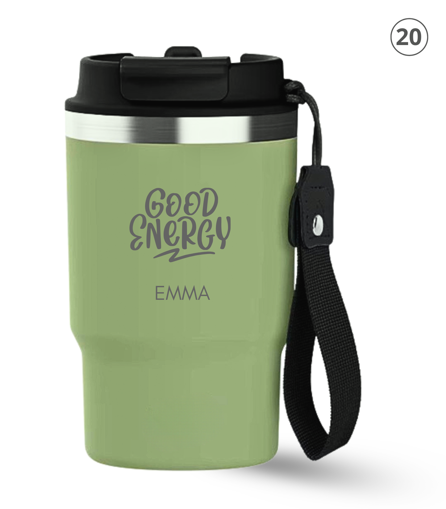 Frases 470 ml | Termos personalizados | Thunder ECOROOTS