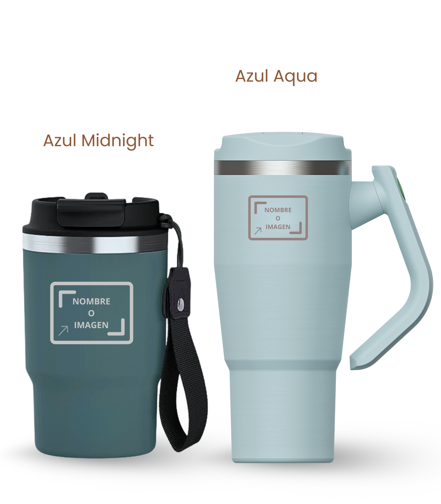 PACK COMBI (470 ml + 940 ml) Personalizado | Termo y Botella Térmica ECOROOTS