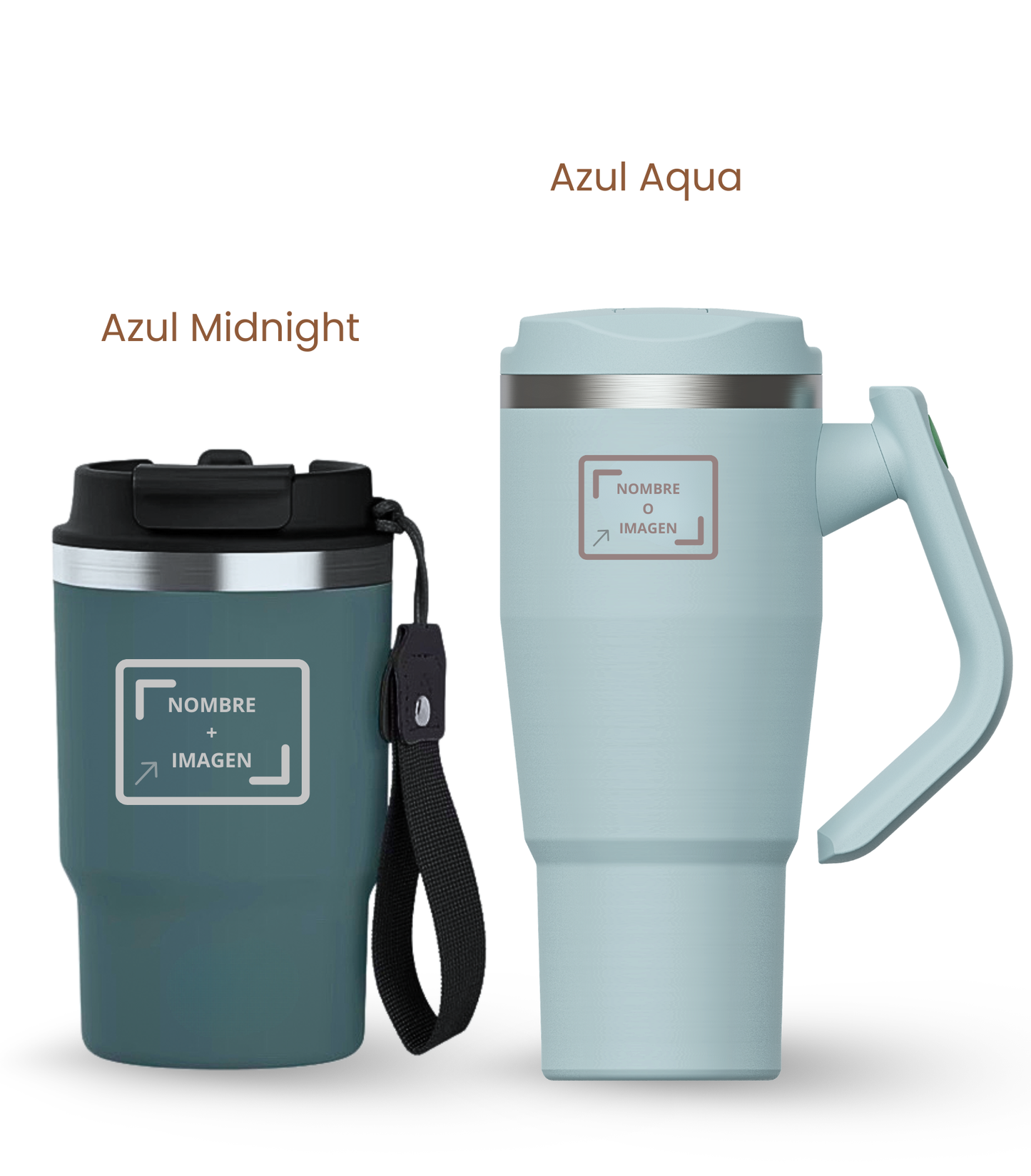 PACK COMBI (470 ml + 940 ml) Personalizado | Termo y Botella Térmica ECOROOTS