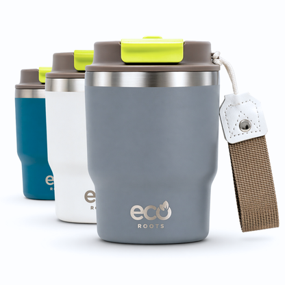 ECOROOTS Evergreen I Termo y vaso térmico 360 ml (Gris Perla)