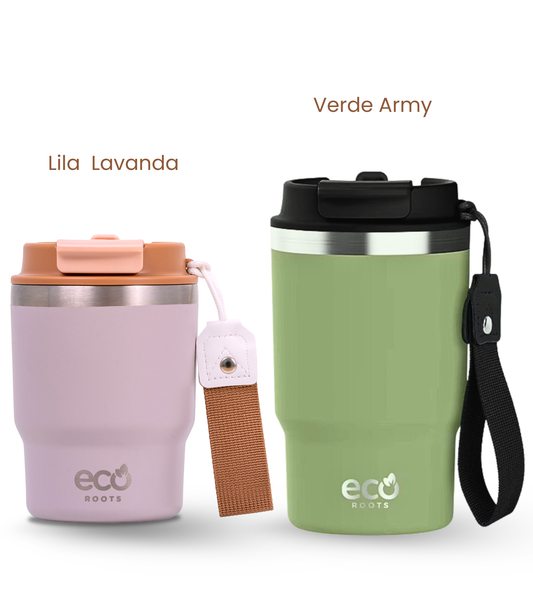 PACK COMBI (360 ml + 470 ml) Personalizado | Termo y Botella Térmica ECOROOTS