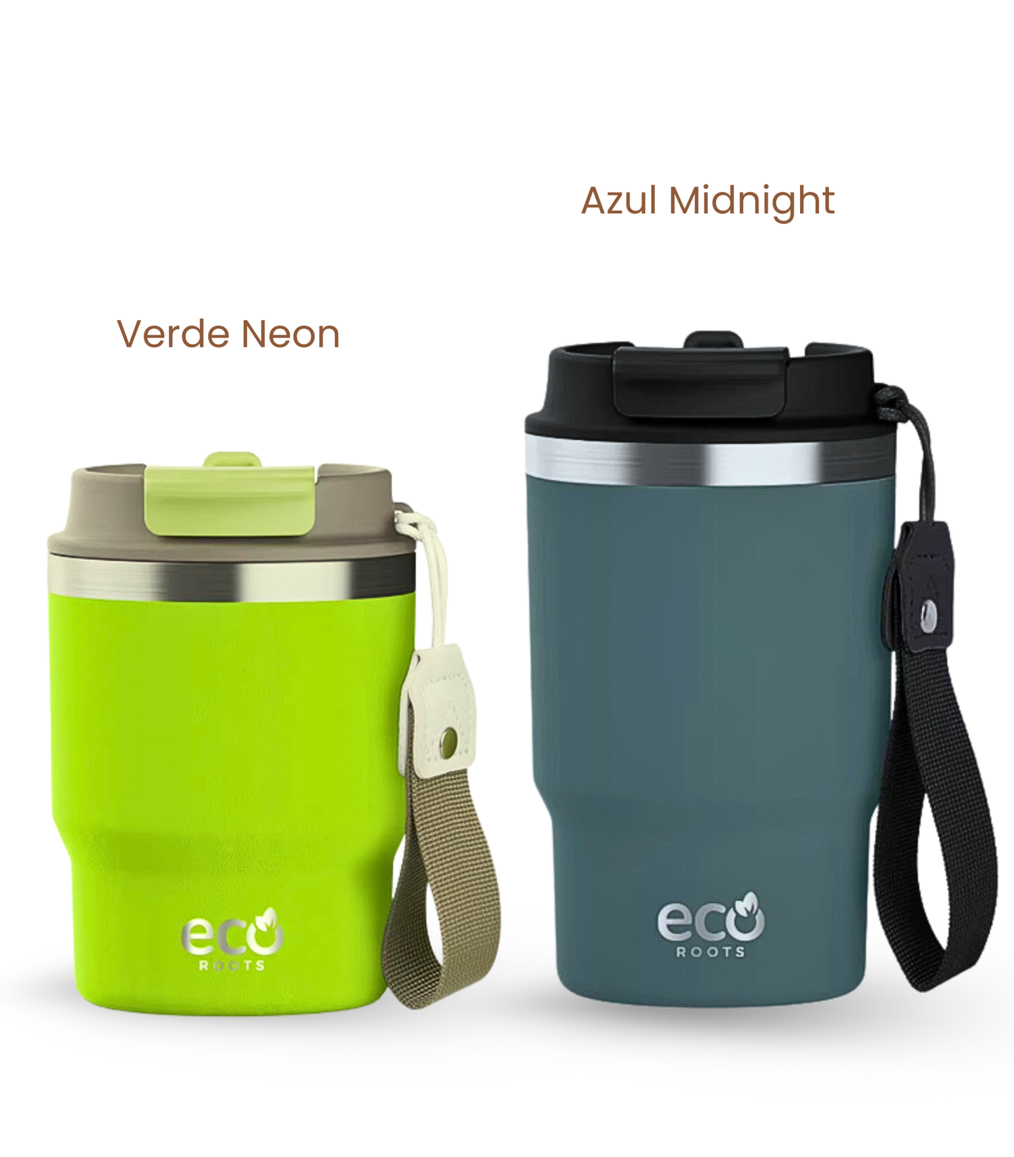 PACK COMBI (360 ml + 470 ml) Personalizado | Termo y Botella Térmica ECOROOTS