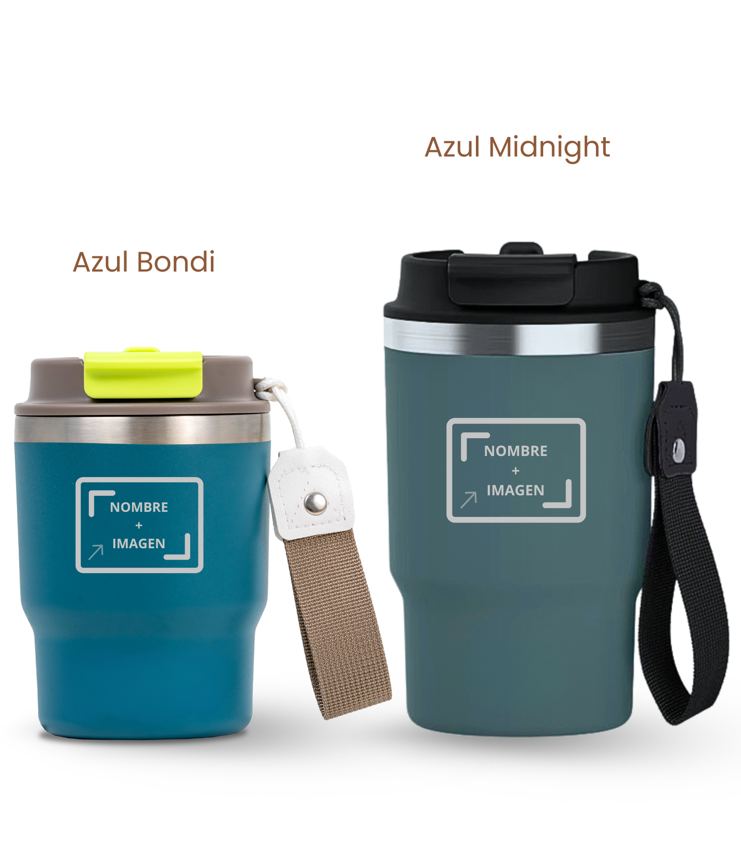 PACK COMBI (360 ml + 470 ml) Personalizado | Termo y Botella Térmica ECOROOTS