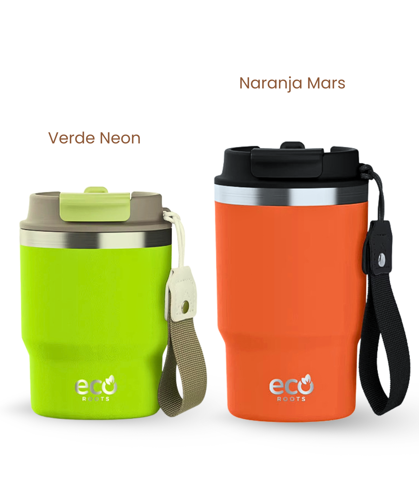 PACK COMBI (360 ml + 470 ml) Personalizado | Termo y Botella Térmica ECOROOTS