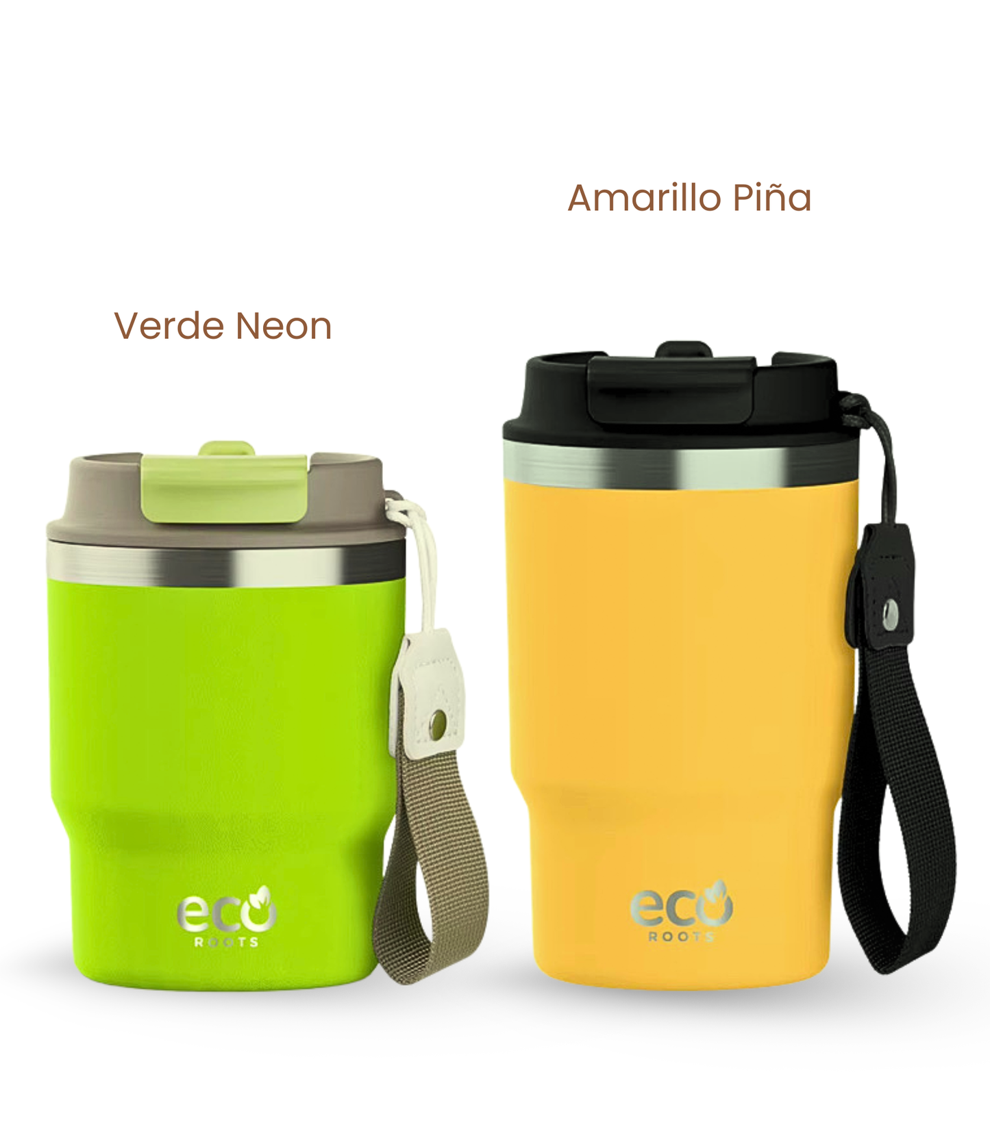 PACK COMBI (360 ml + 470 ml) Personalizado | Termo y Botella Térmica ECOROOTS