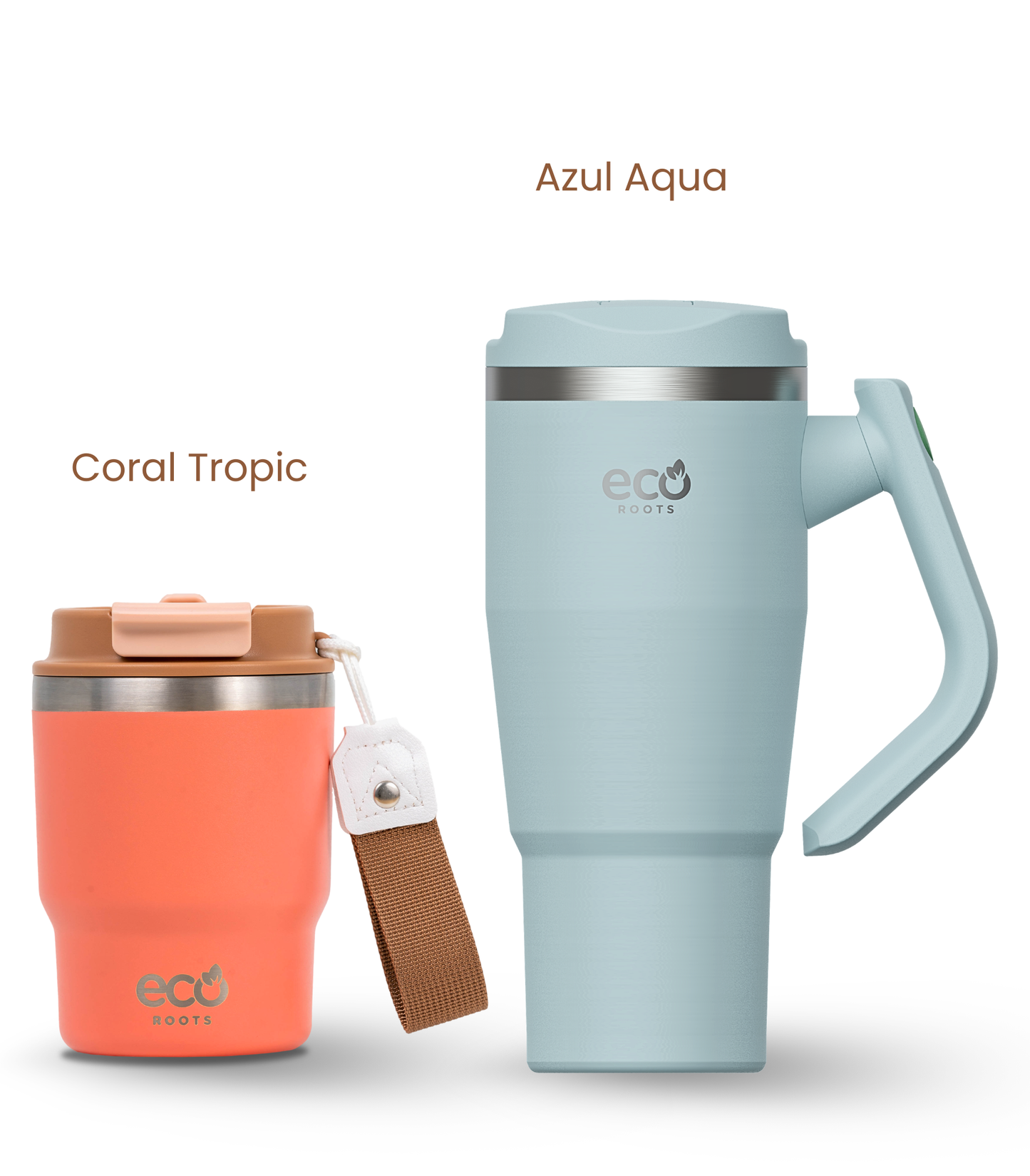 PACK COMBI (360 ml + 940 ml) Personalizado | Termo y Botella Térmica ECOROOTS