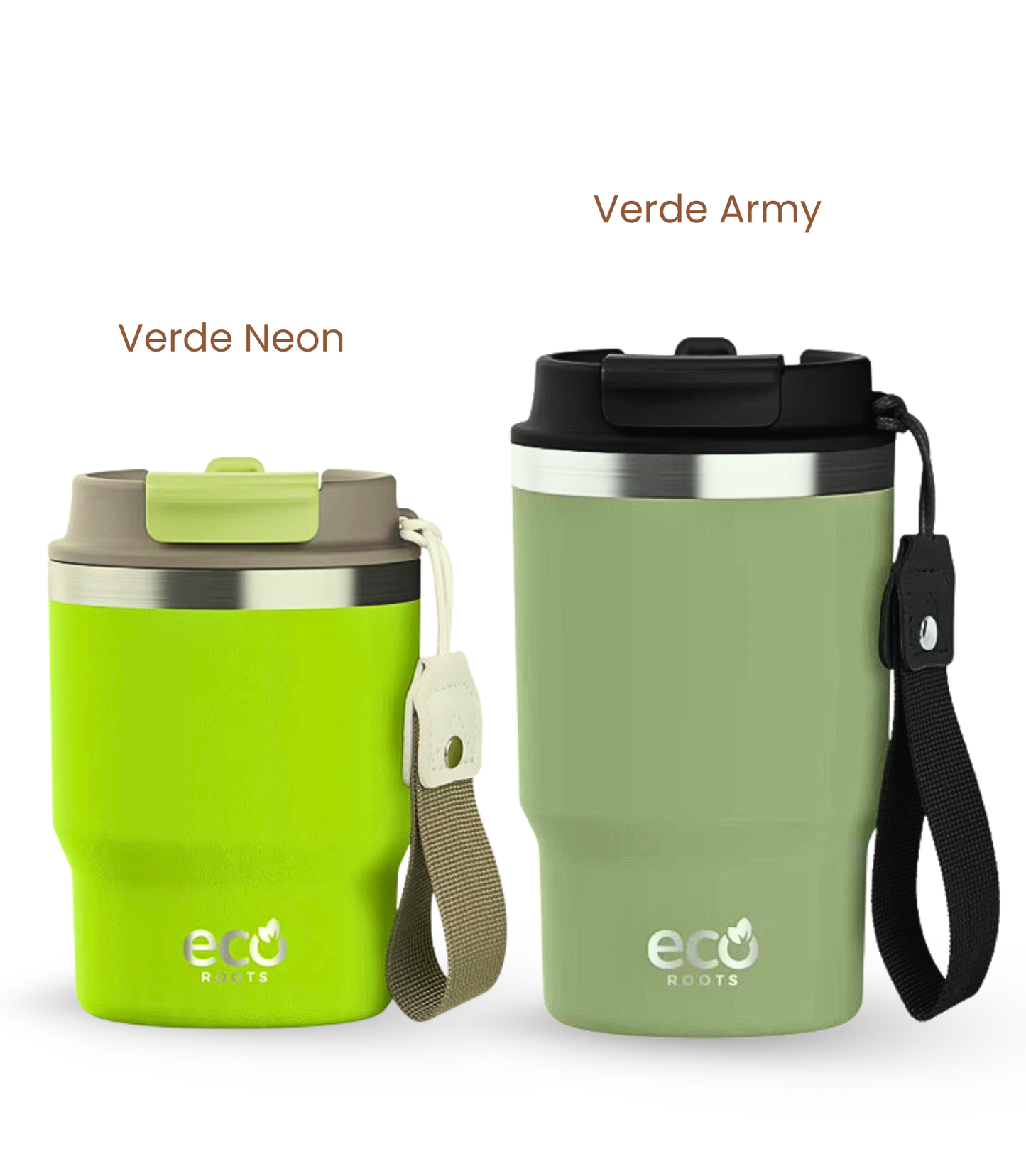 PACK COMBI (360 ml + 470 ml) Personalizado | Termo y Botella Térmica ECOROOTS