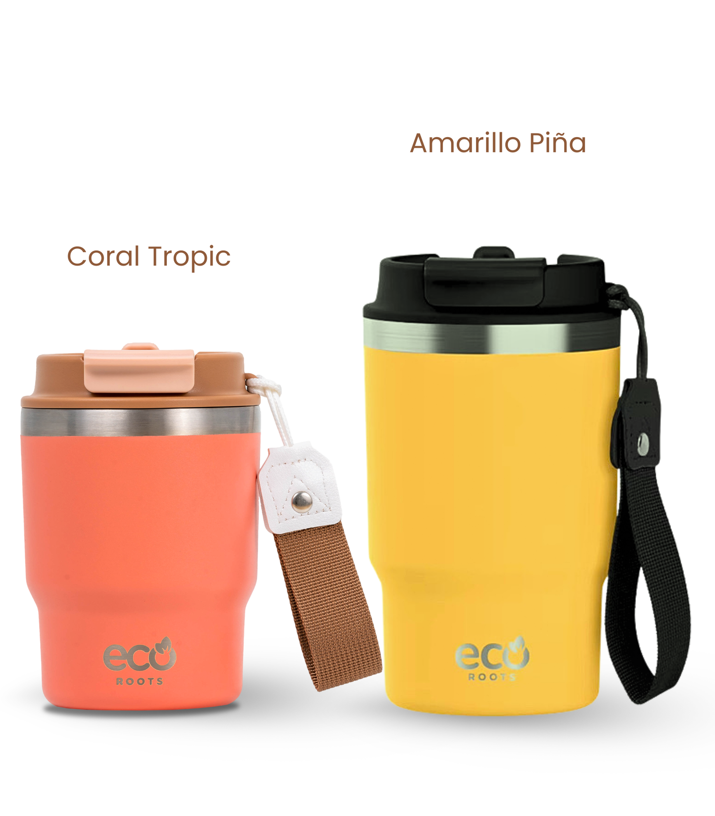 PACK COMBI (360 ml + 470 ml) Personalizado | Termo y Botella Térmica ECOROOTS