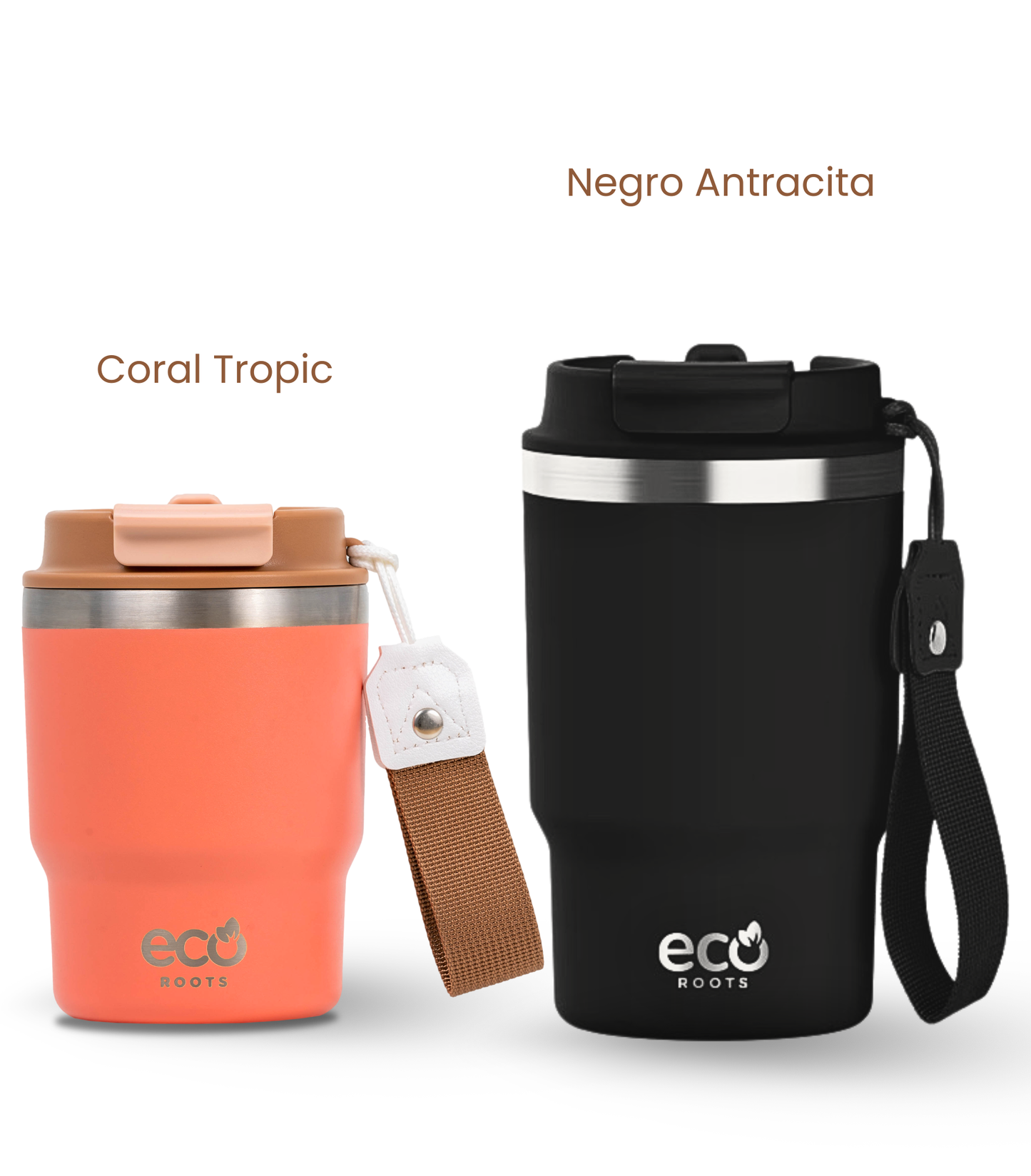 PACK COMBI (360 ml + 470 ml) Personalizado | Termo y Botella Térmica ECOROOTS
