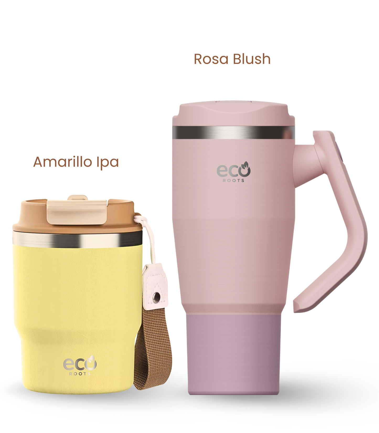 PACK COMBI (360 ml + 940 ml) Personalizado | Termo y Botella Térmica ECOROOTS