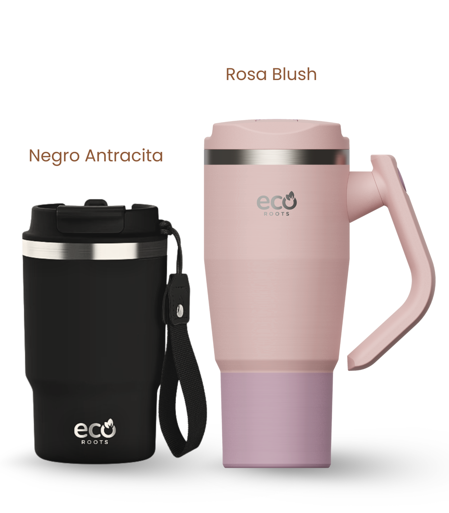 PACK COMBI (470 ml + 940 ml) Personalizado | Termo y Botella Térmica ECOROOTS